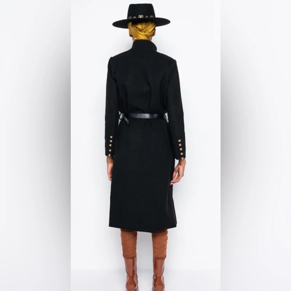 AKIRA BERLIN TRENCH JACKET WITH UTILITY BELT SIZE: XL - Picture 12 of 16